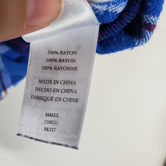 Rails Hunter Blue White Plaid Button Down Shirt - Picture 7 of 8